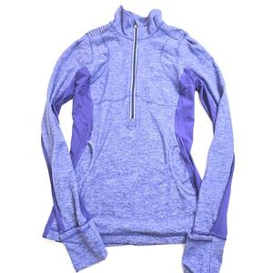 Lululemon Star‎ Runner Pullover Jacket Sweater Women's Purple Blue 6 EUC